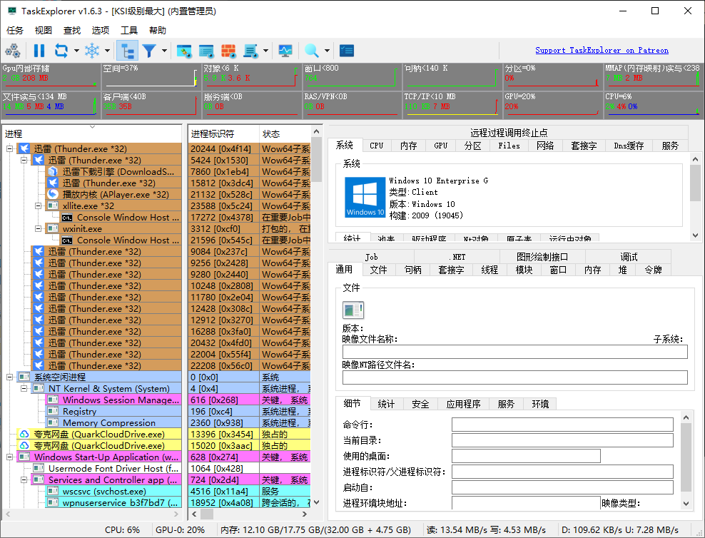 Task Explorer(高级进程管理工具) v1.6.4 中文绿色版