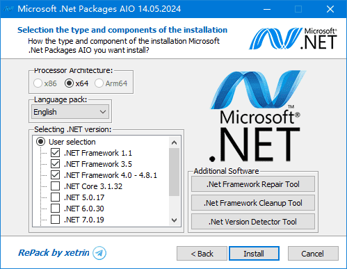 Microsoft .Net Packages AIO(.NET合集包) v10.06.25